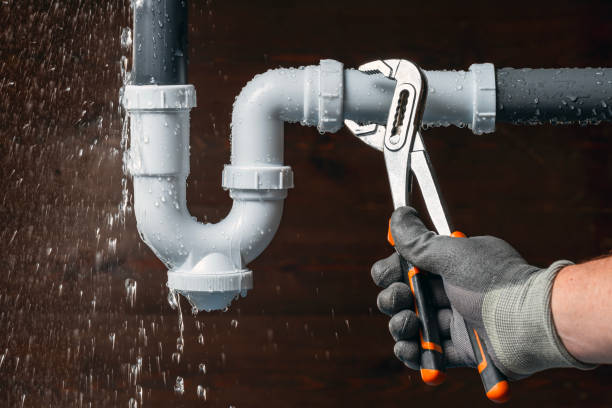 Professional Sewer Line Repair technician working in Wardtown, VA
